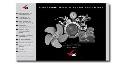 Specialist yacht refitting website
